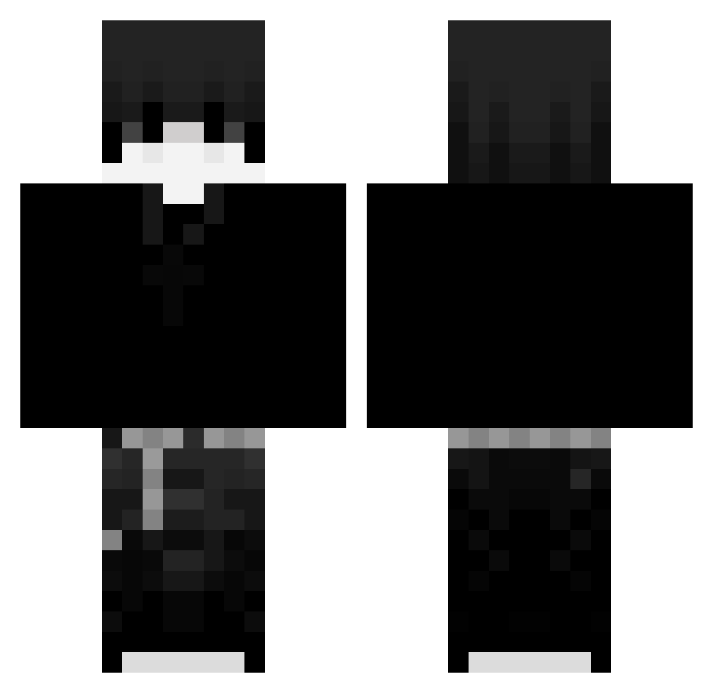 Stryke89 Minecraft skin, front and back view