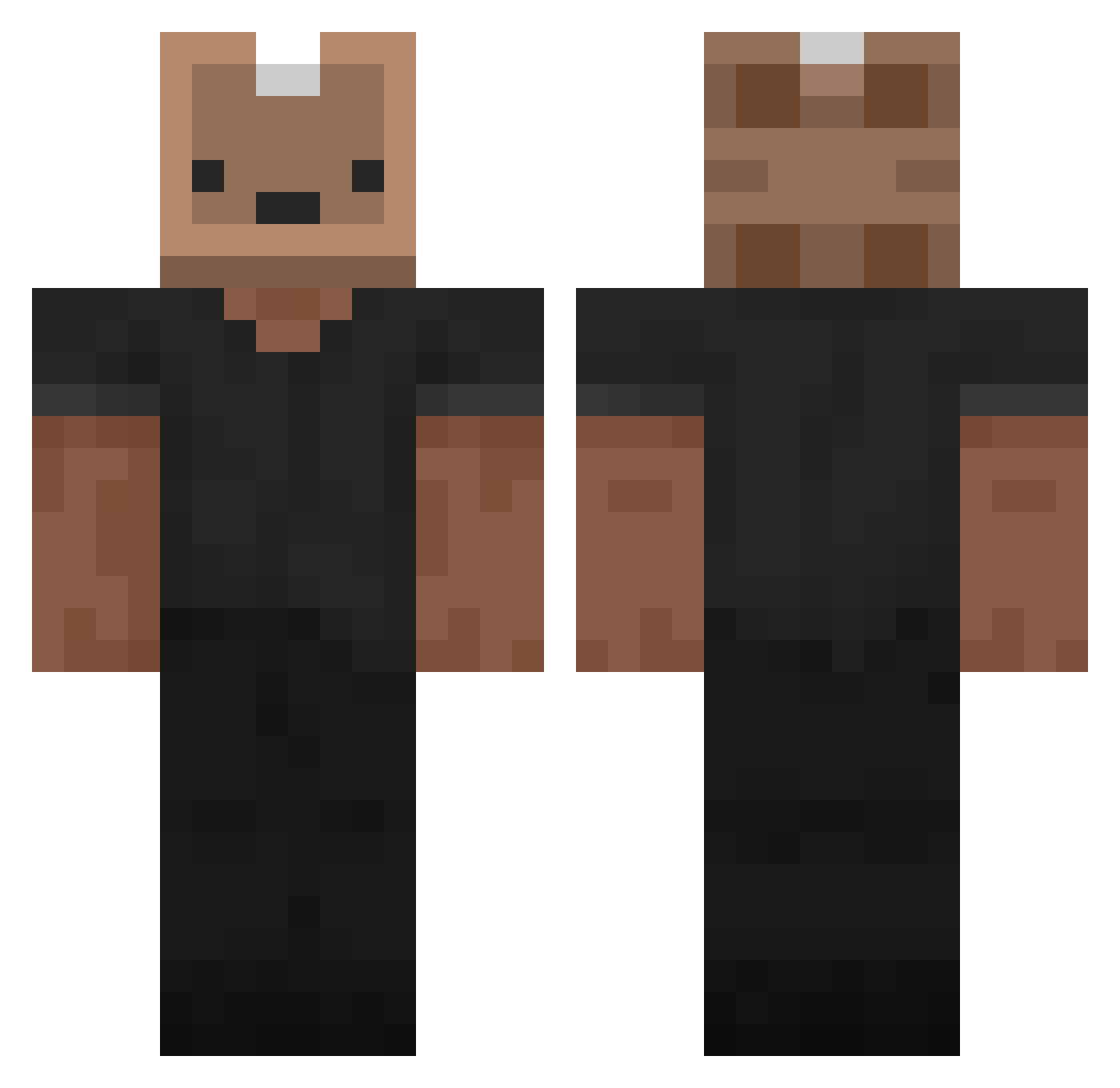rene_roid Minecraft skin, front and back view