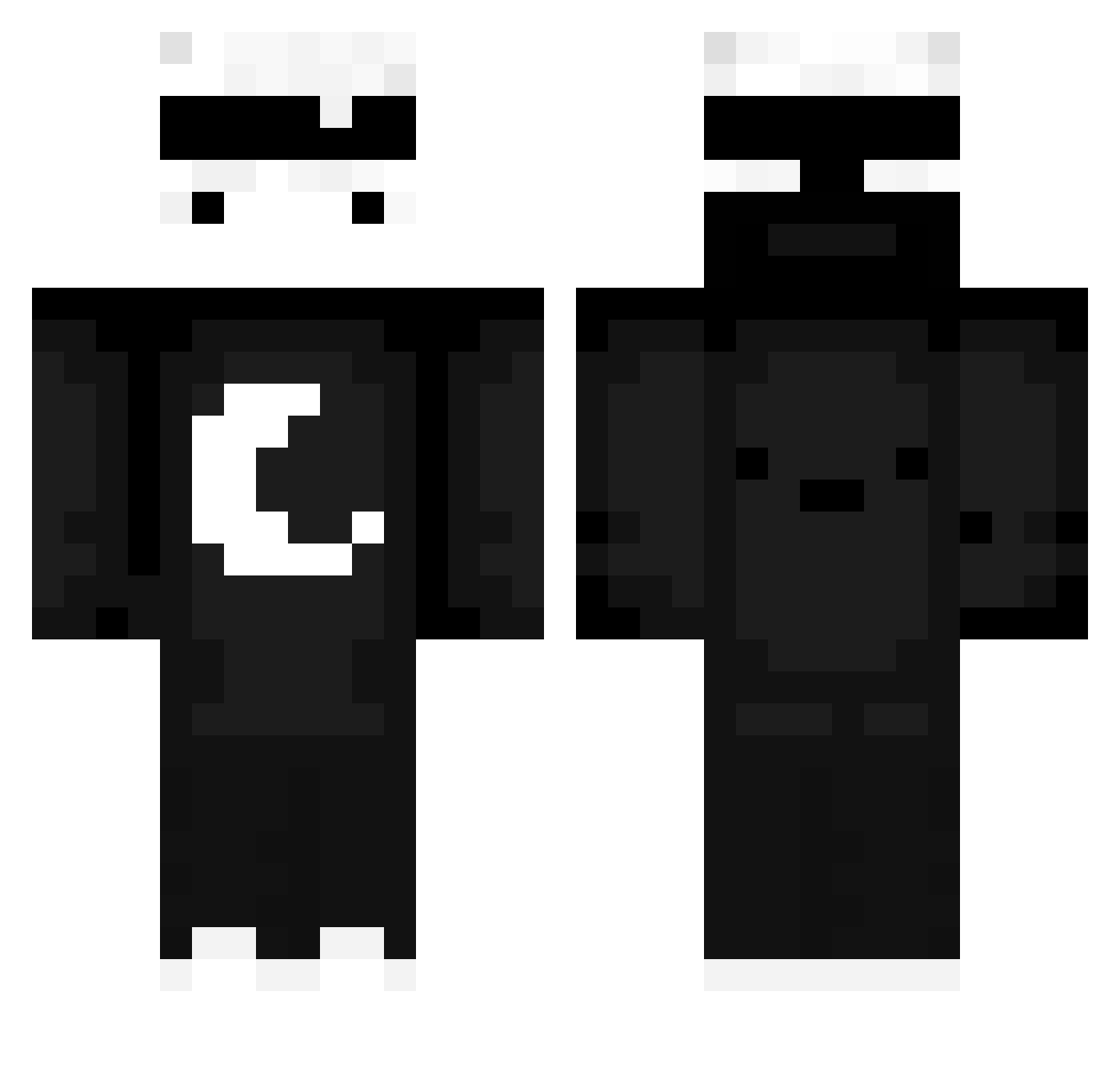 1mperialcereal Minecraft skin, front and back view