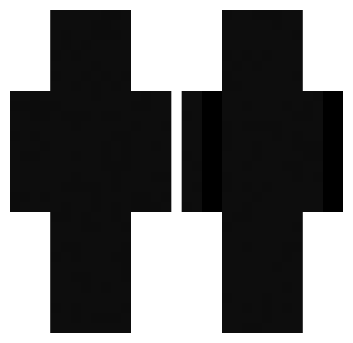 Gyrmzgmd Minecraft skin, front and back view