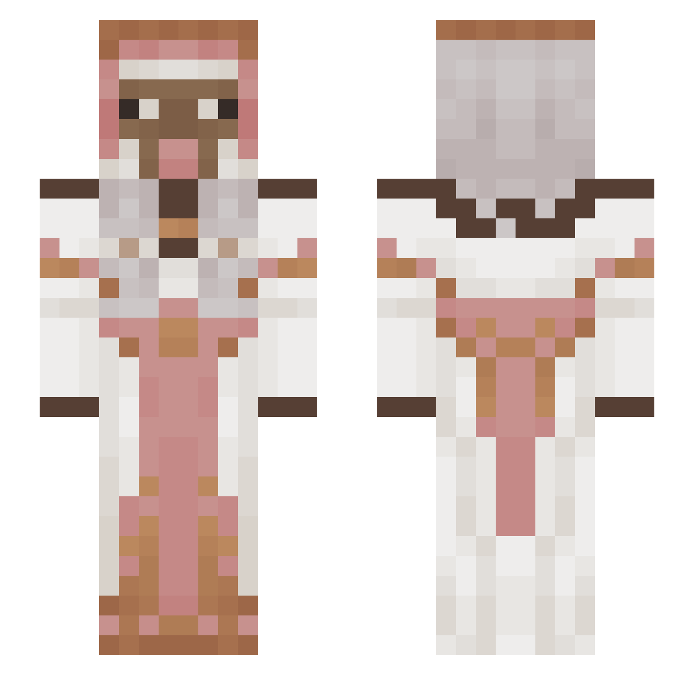 sheep_grazier Minecraft skin, front and back view