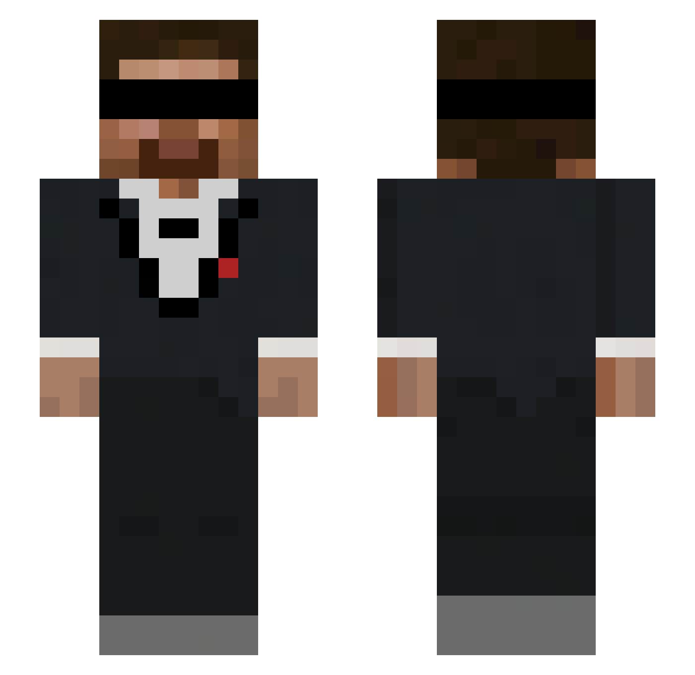 njgiantsfan05 Minecraft skin, front and back view