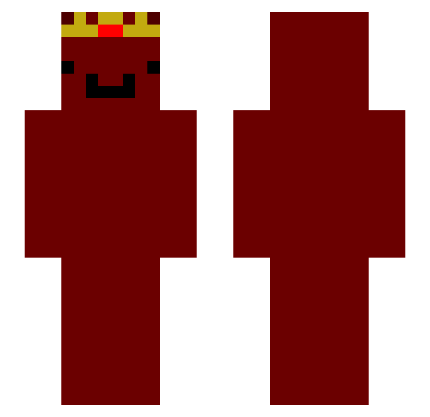 xartz__ Minecraft skin, front and back view