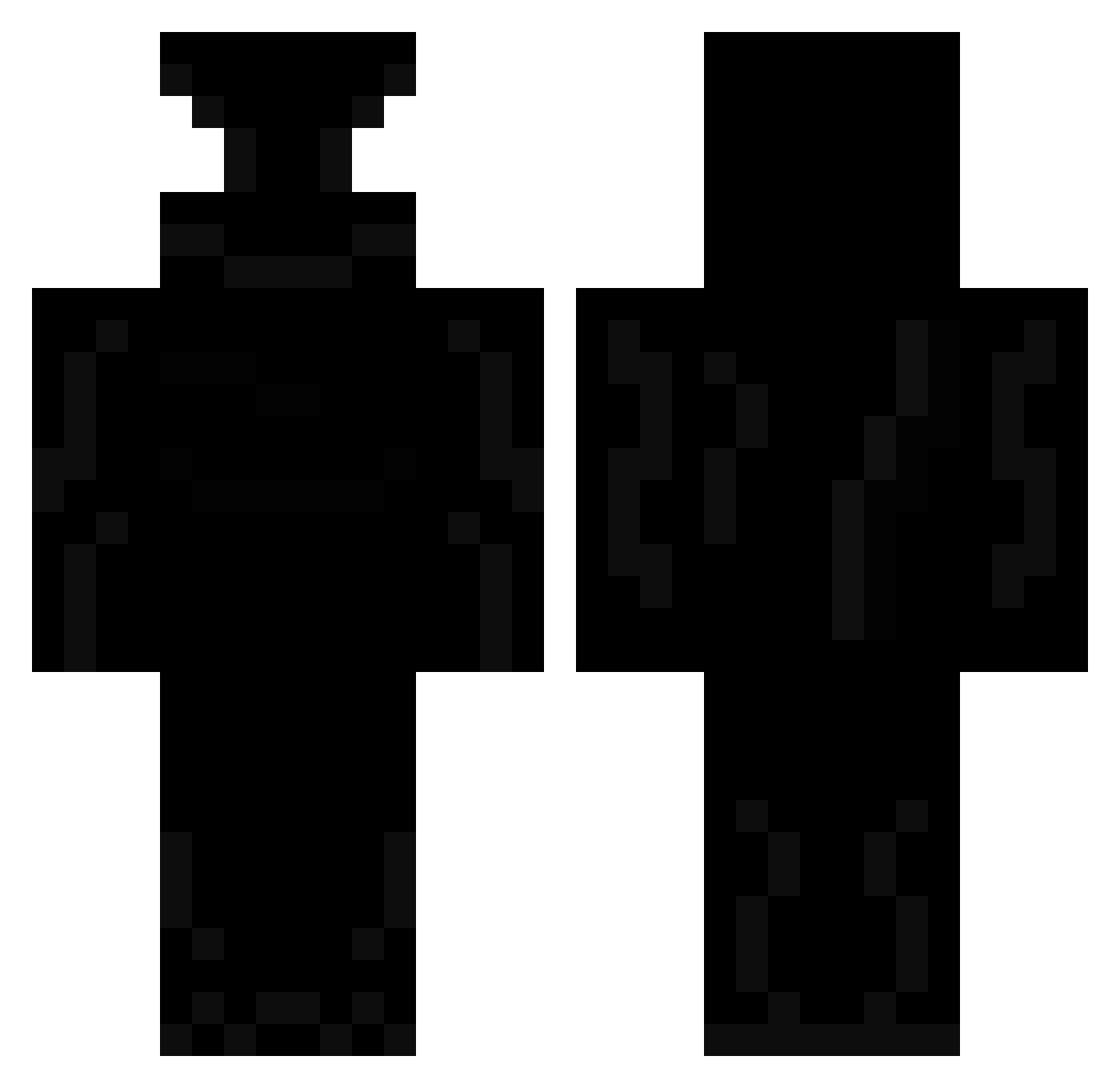 Fury_pro_0 Minecraft skin, front and back view