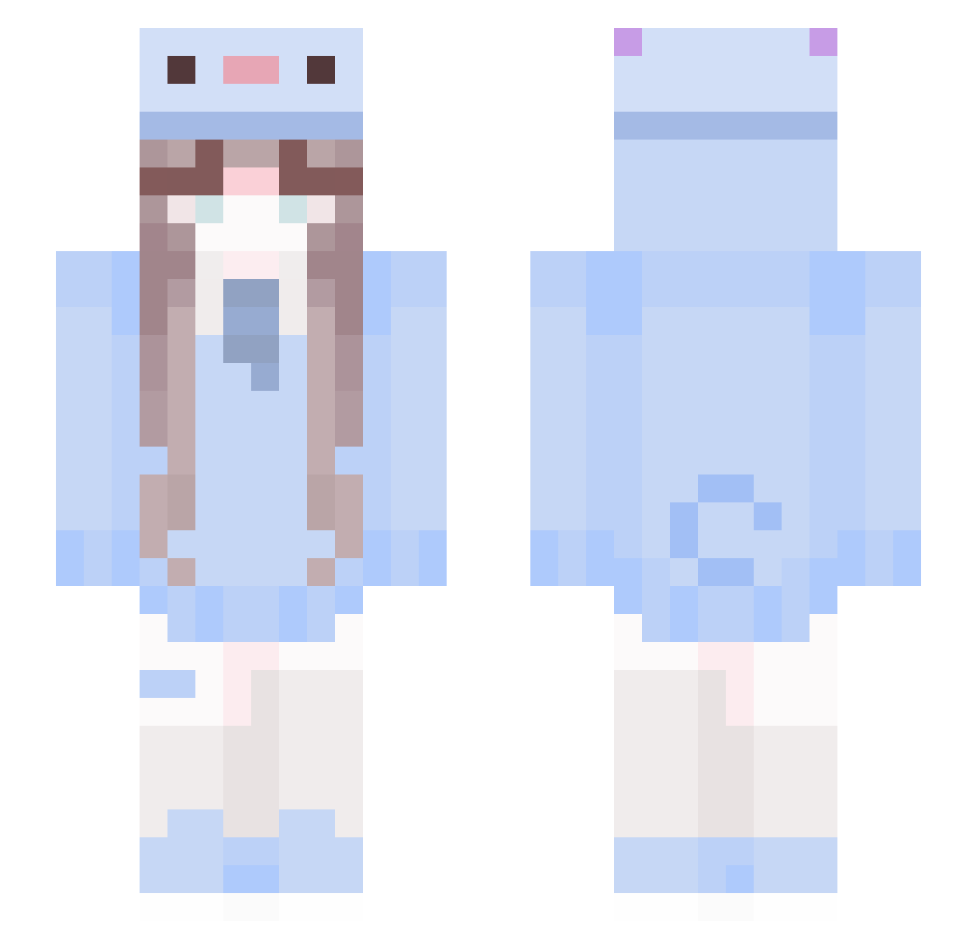 daldong_guli Minecraft skin, front and back view