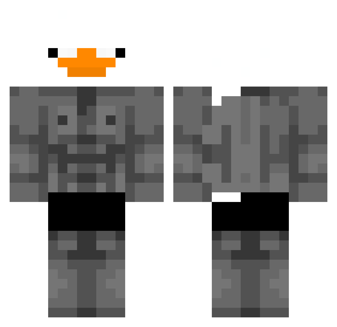 Yes_Yes_Im_Seth Minecraft skin, front and back view