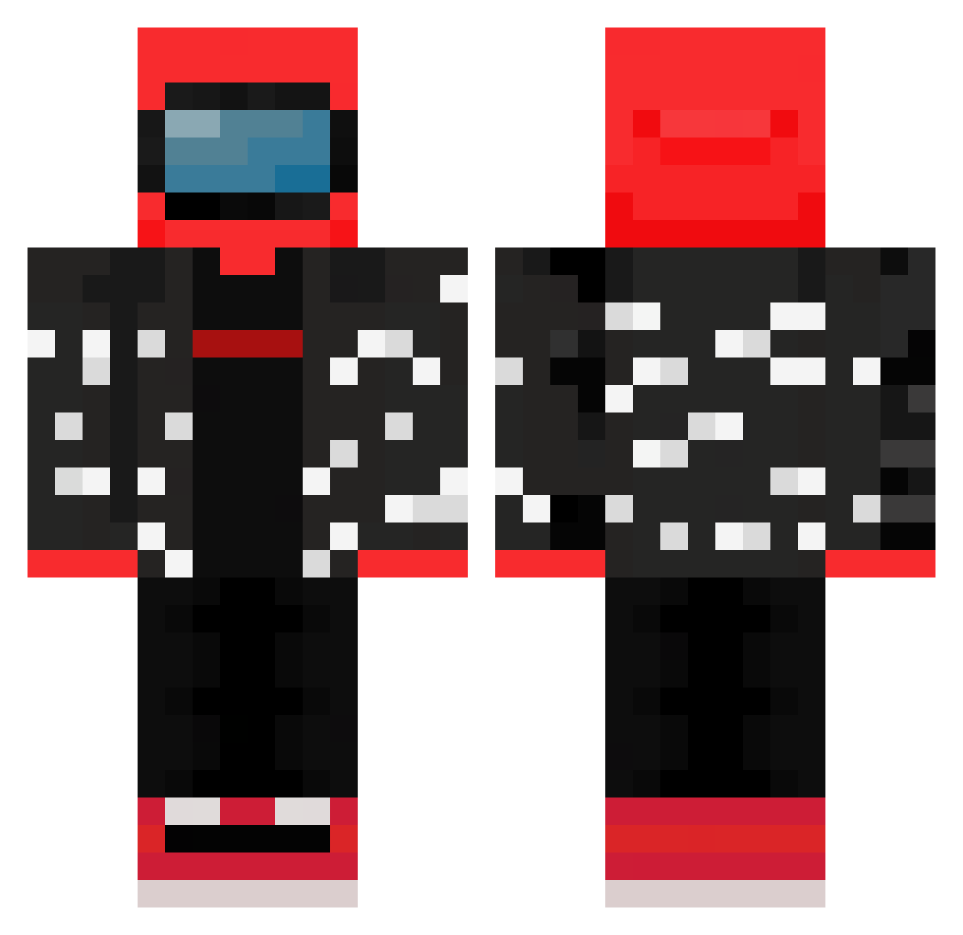 WillSmol Minecraft skin, front and back view