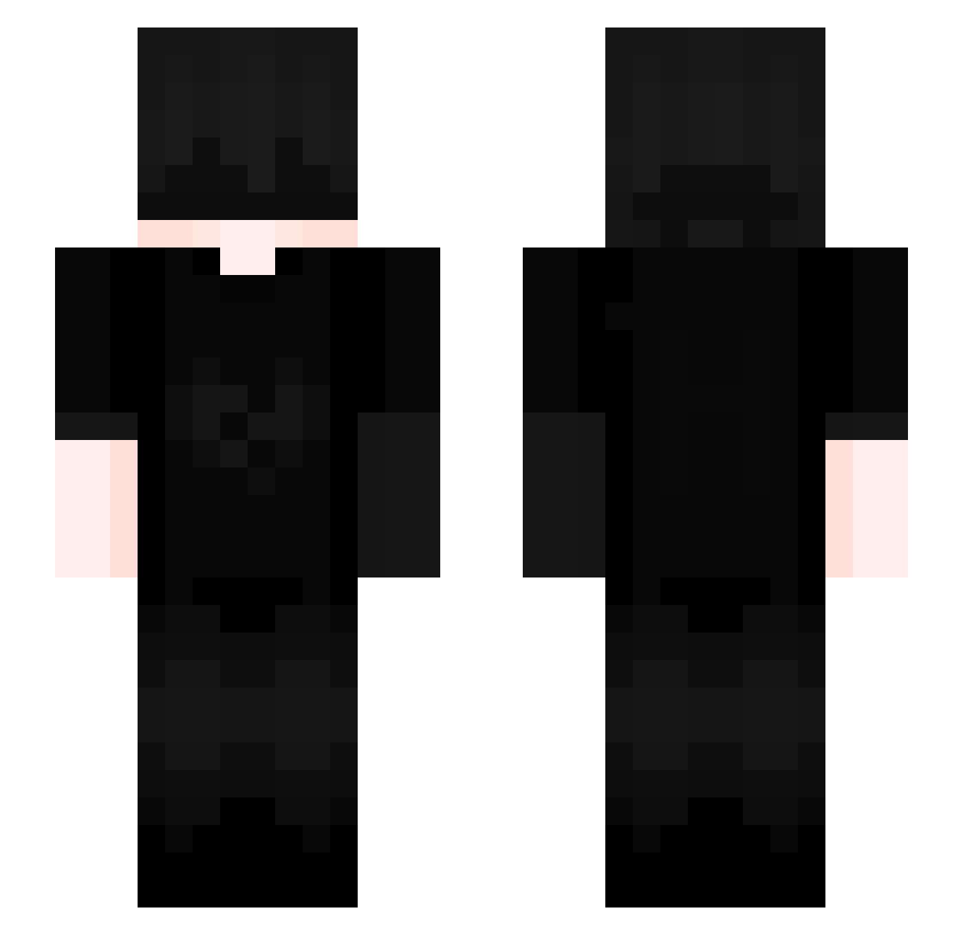 TempestFredbear Minecraft skin, front and back view