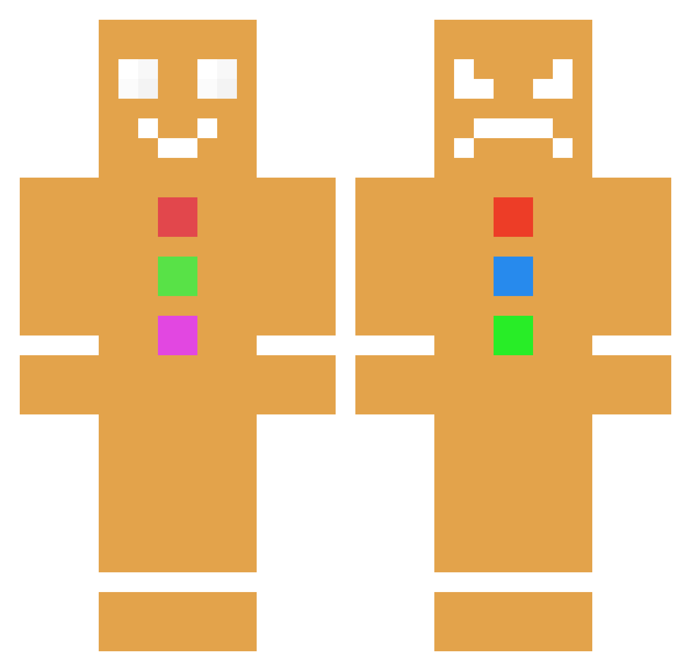 8ballpaul Minecraft skin, front and back view