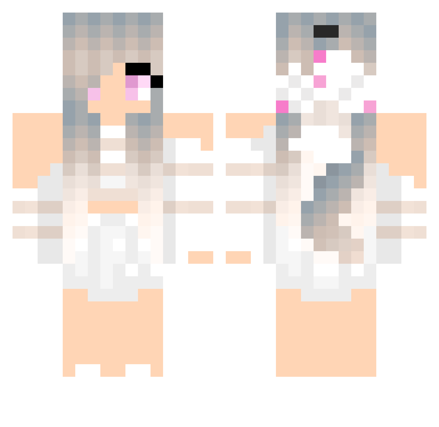 SimcaOfficial Minecraft skin, front and back view