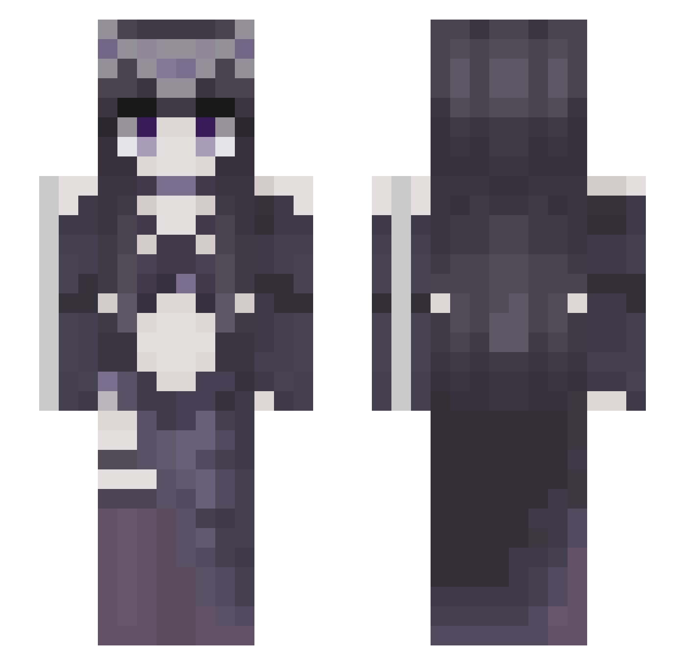 reyxespi Minecraft skin, front and back view