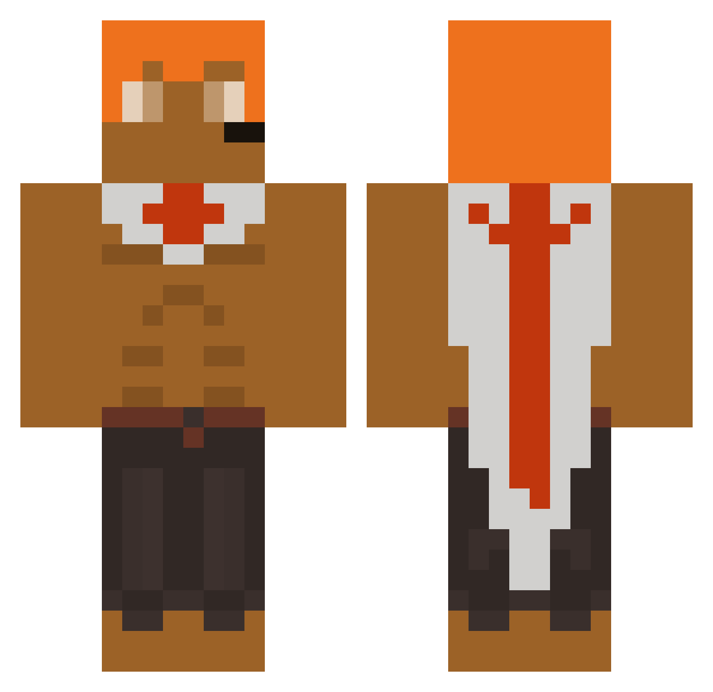 ozzywyd_ Minecraft skin, front and back view