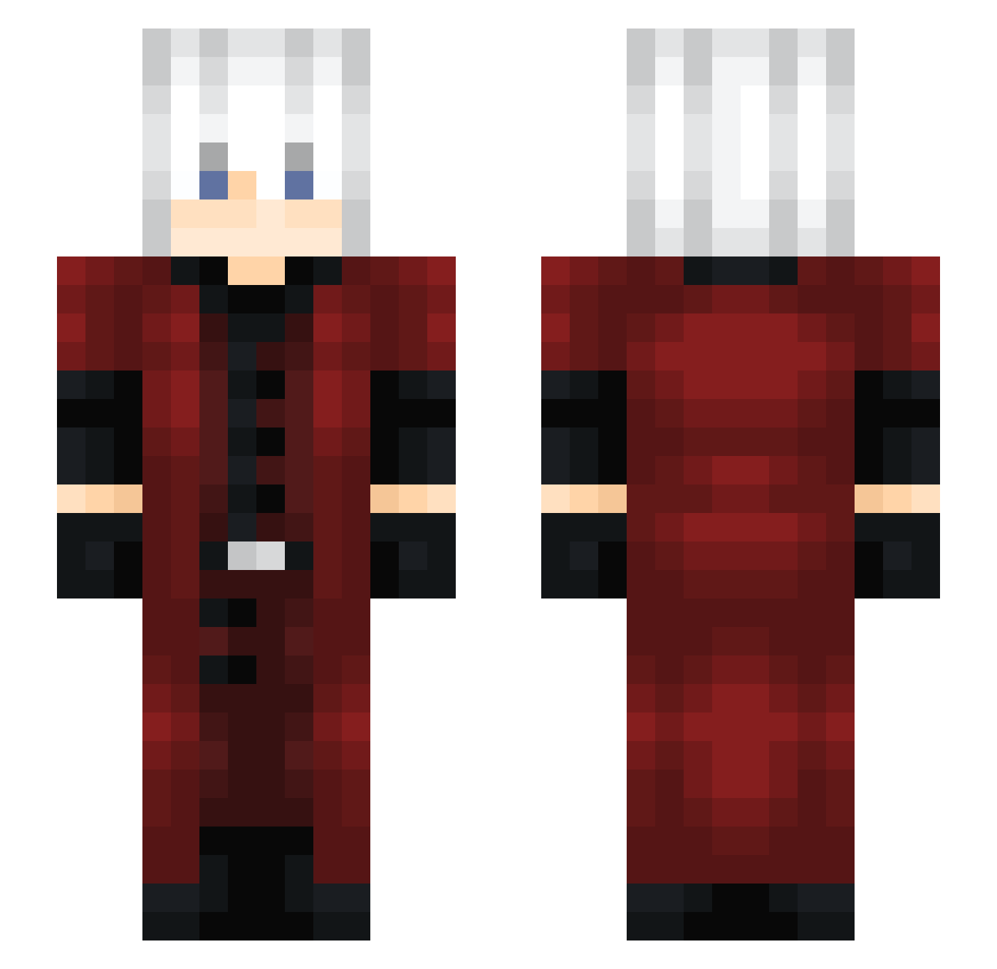 LordFarquaad777 Minecraft skin, front and back view