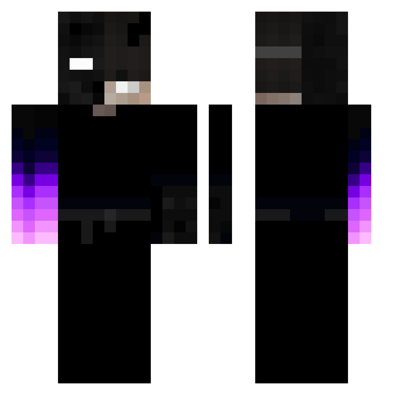 SPICE_MC Minecraft skin, front and back view