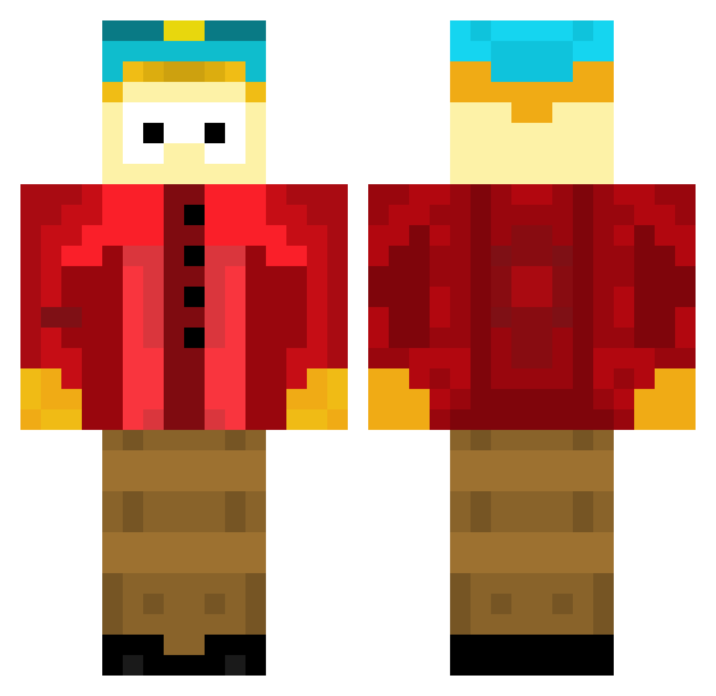 JTWiderman - cartman Minecraft skin