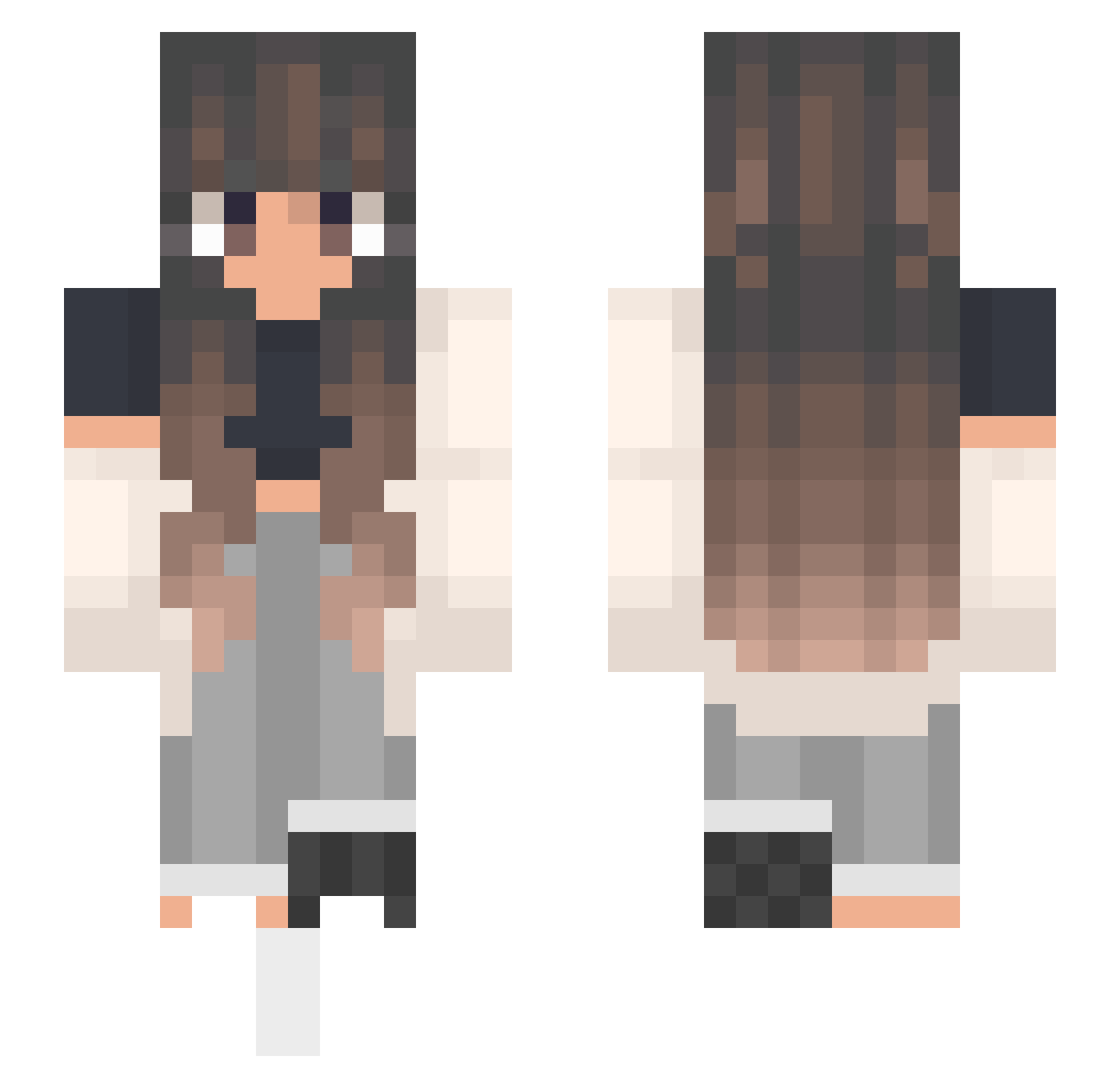 ydkaidaa Minecraft skin, front and back view