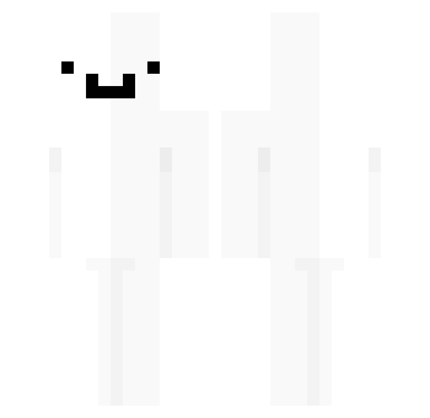 Crystalizer0 Minecraft skin, front and back view
