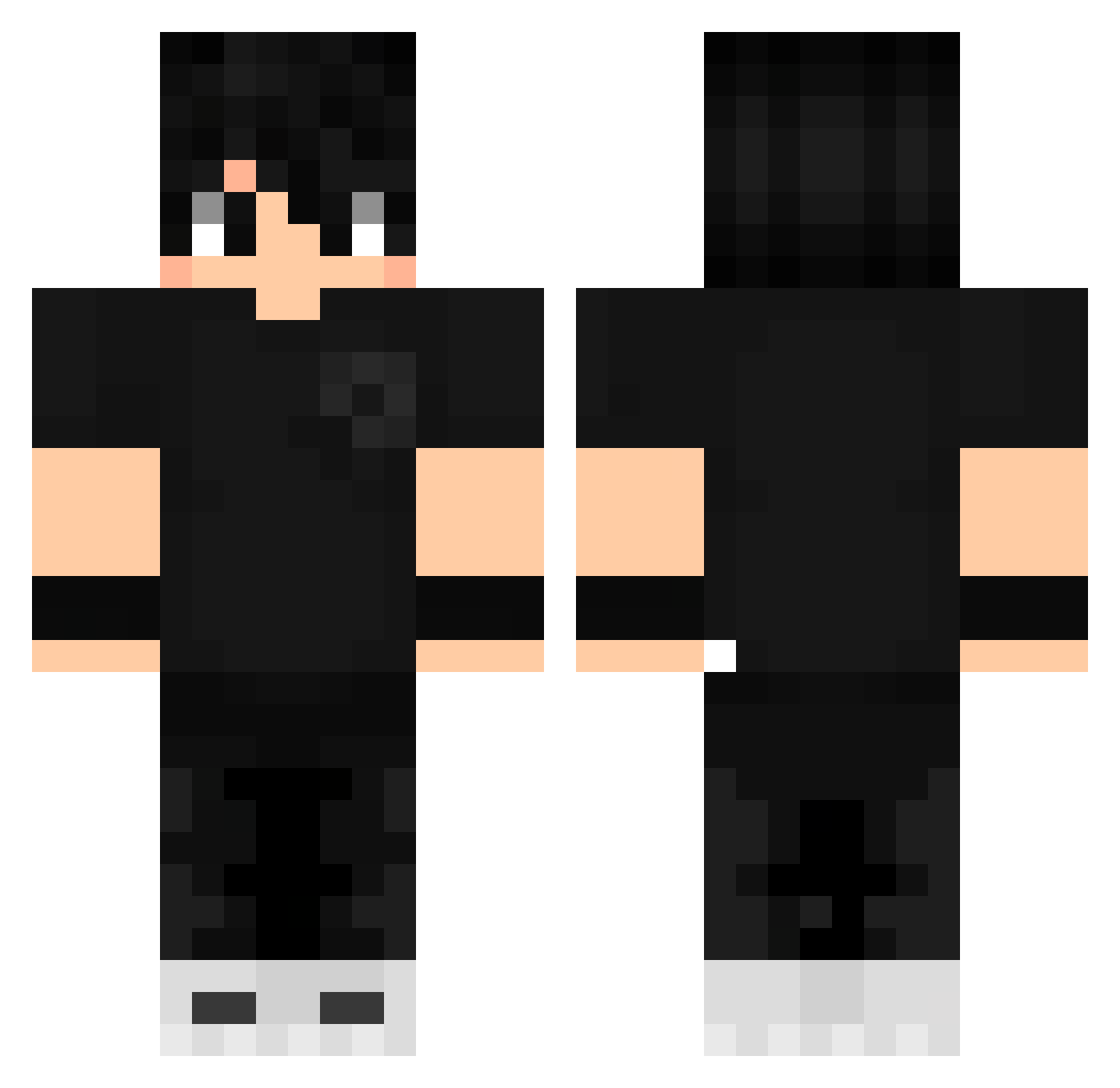 SantiagoO4567 Minecraft skin, front and back view
