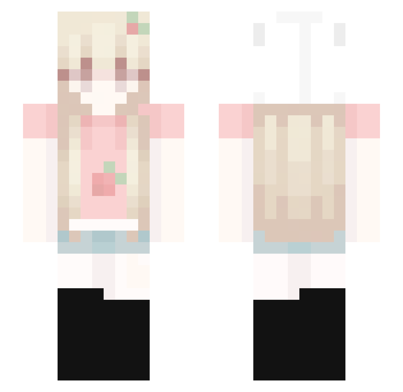 Harsanya_ Minecraft skin, front and back view