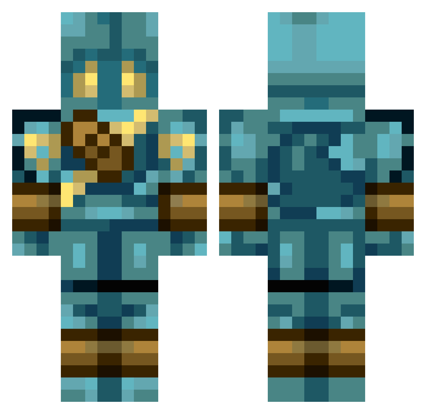 zachie_boi12 Minecraft skin, front and back view