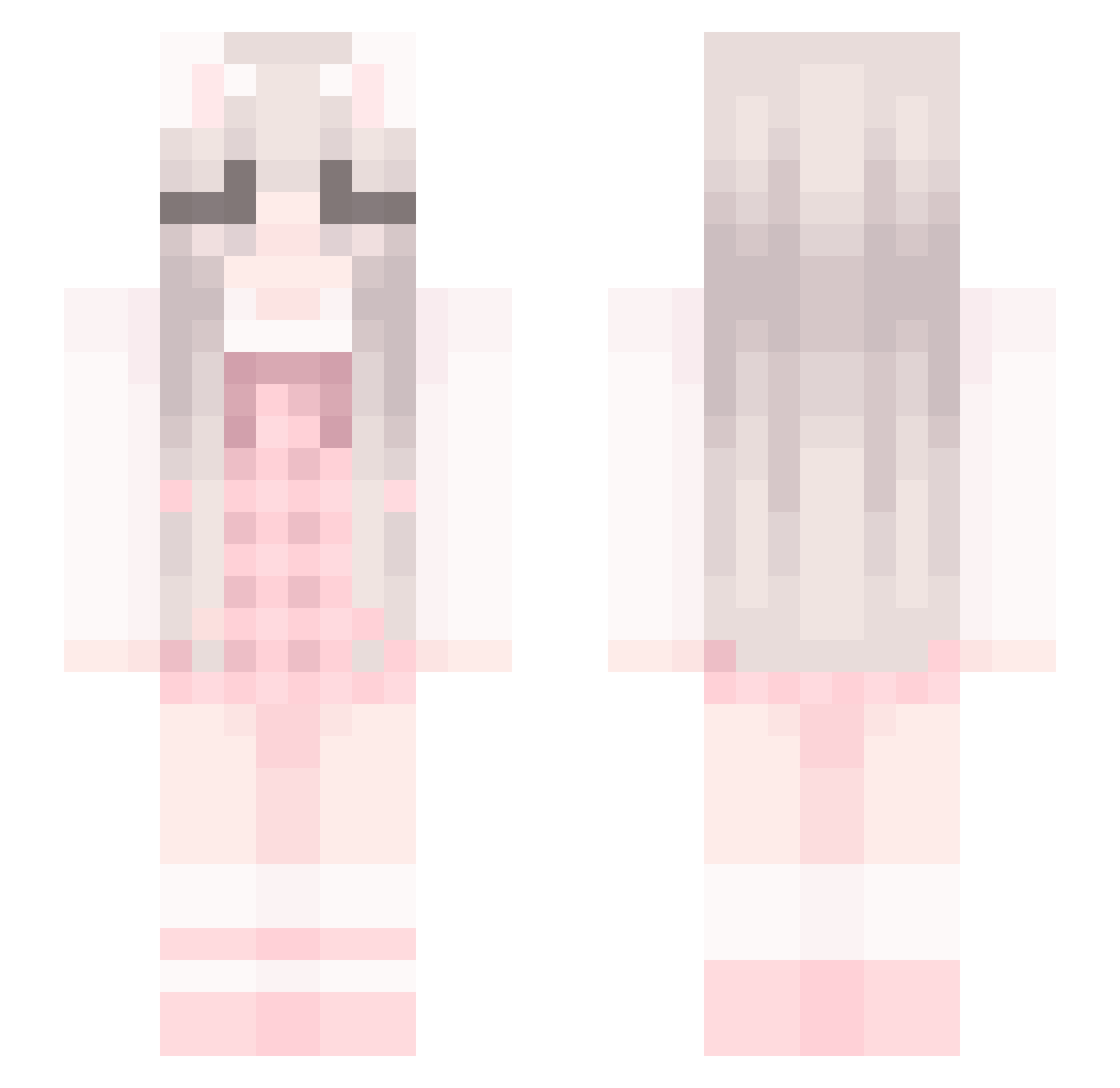 stinkydiaper22 Minecraft skin, front and back view