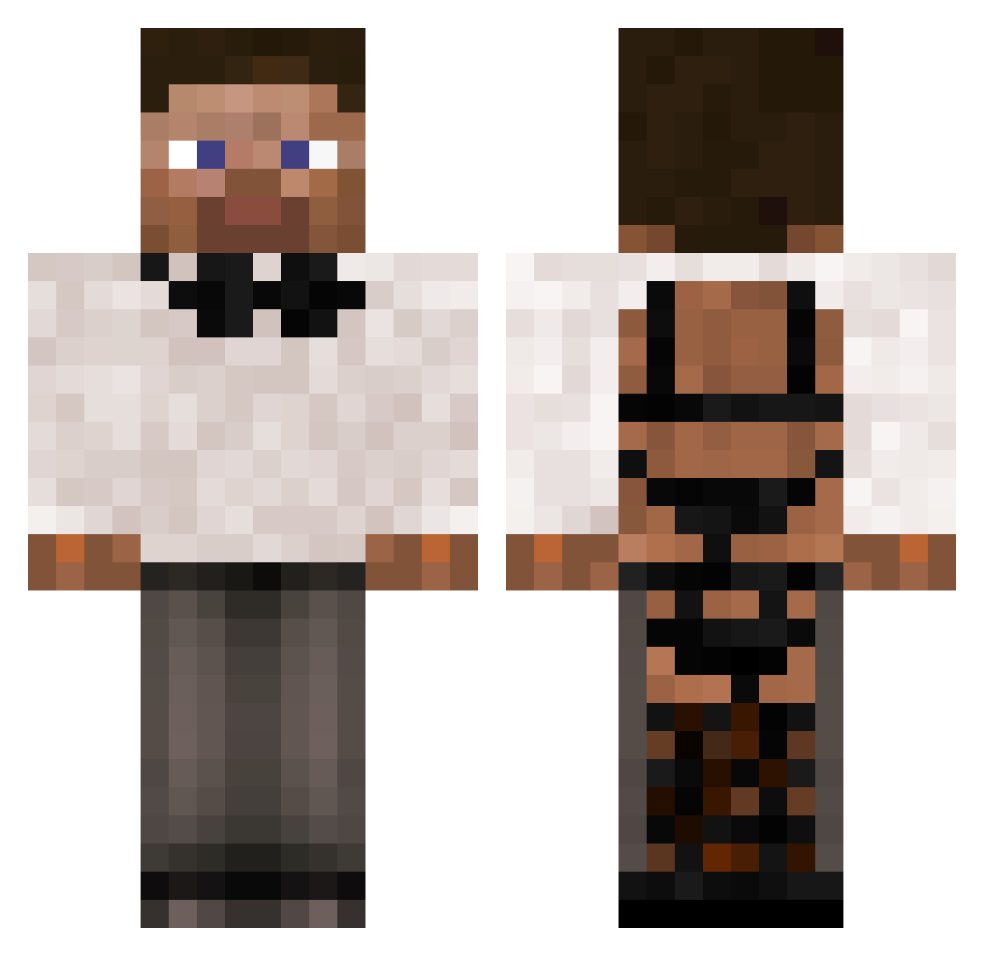 giovanejenky Minecraft skin, front and back view