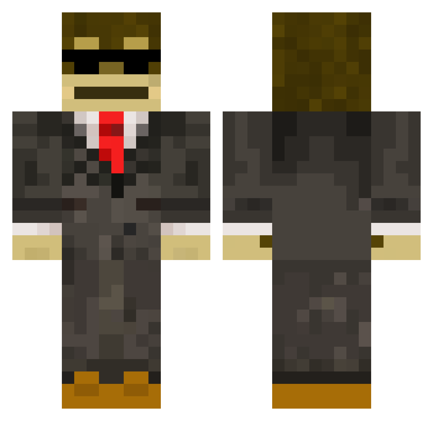 Fincap - agent smith Minecraft skin