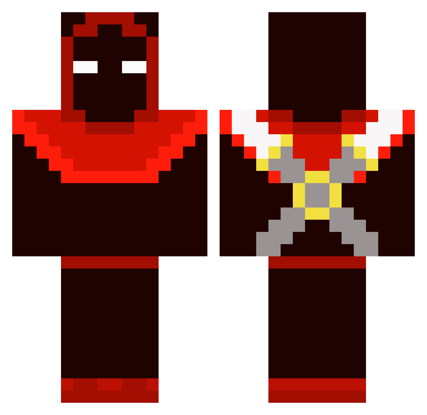 dogpooass Minecraft skin, front and back view