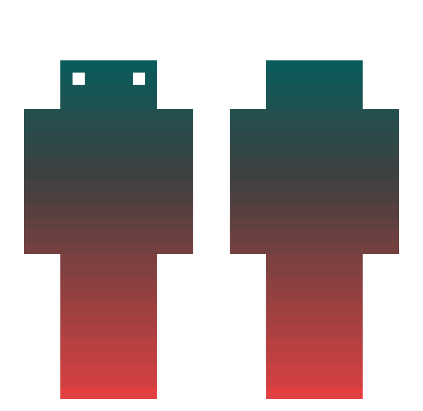 Sir_Tralene Minecraft skin, front and back view