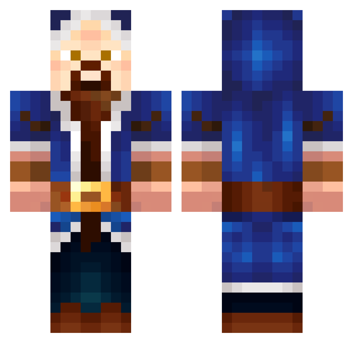 tomiguapa Minecraft skin, front and back view