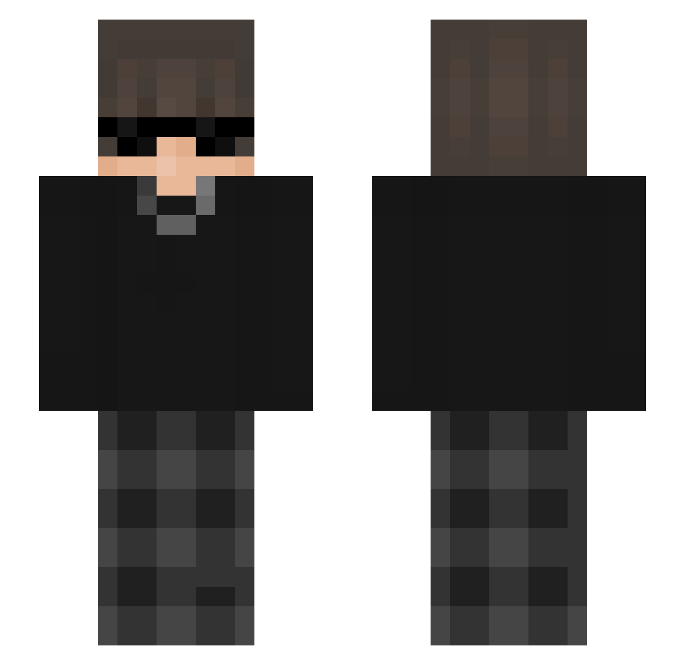 filipekc_ Minecraft skin, front and back view