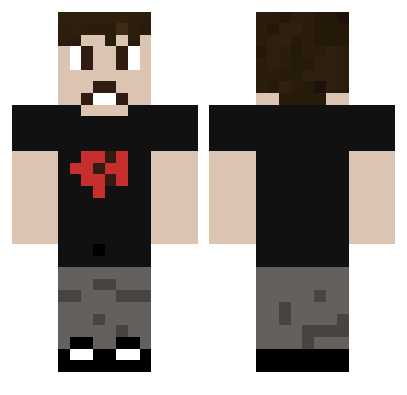 luisfigo00 Minecraft skin, front and back view