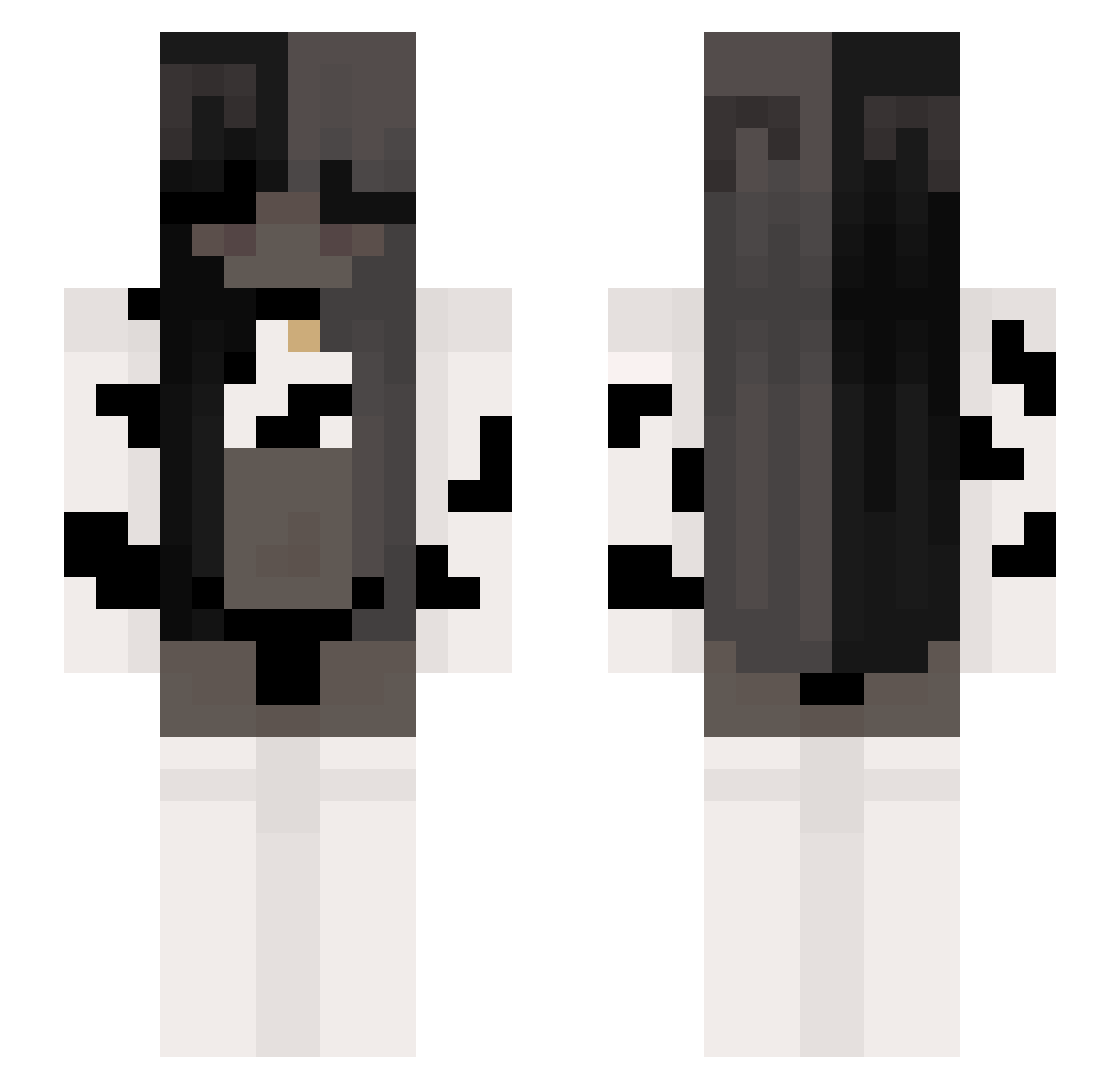 sTAy_1 Minecraft skin, front and back view
