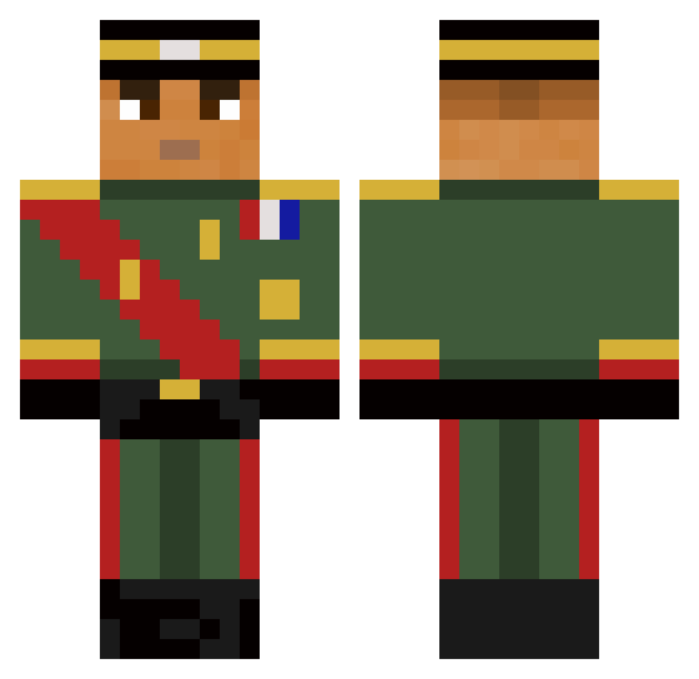 Bl1tz_OwO Minecraft skin, front and back view