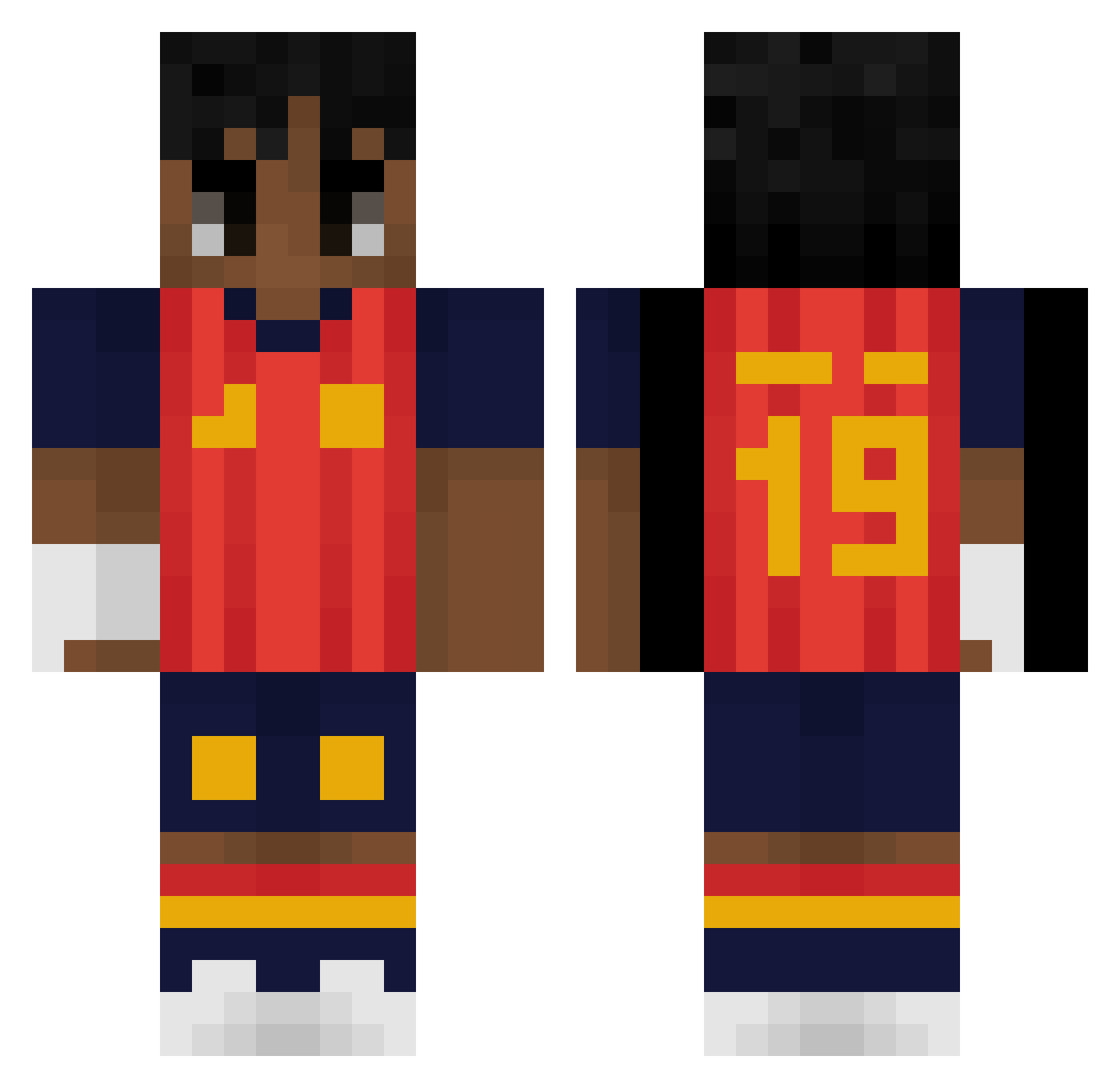 _Karmah_ Minecraft skin, front and back view