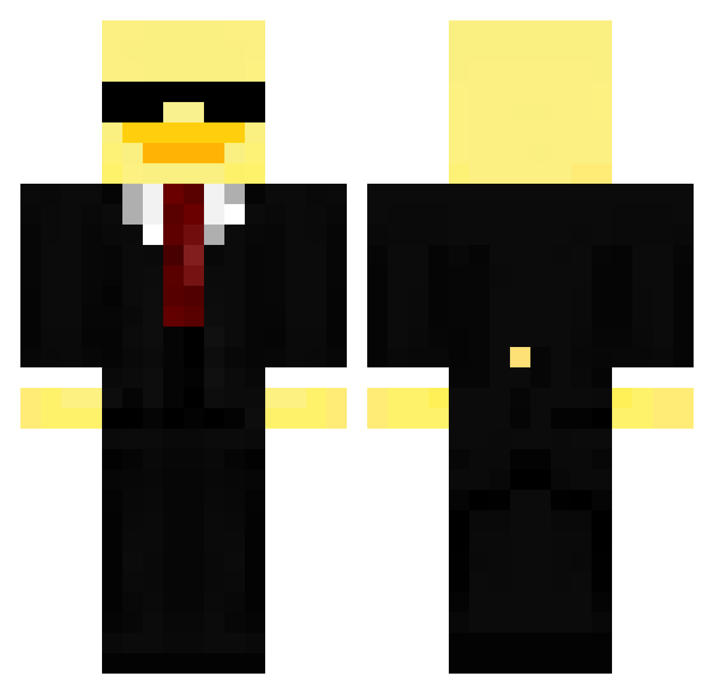 UtkuBeraTR Minecraft skin, front and back view