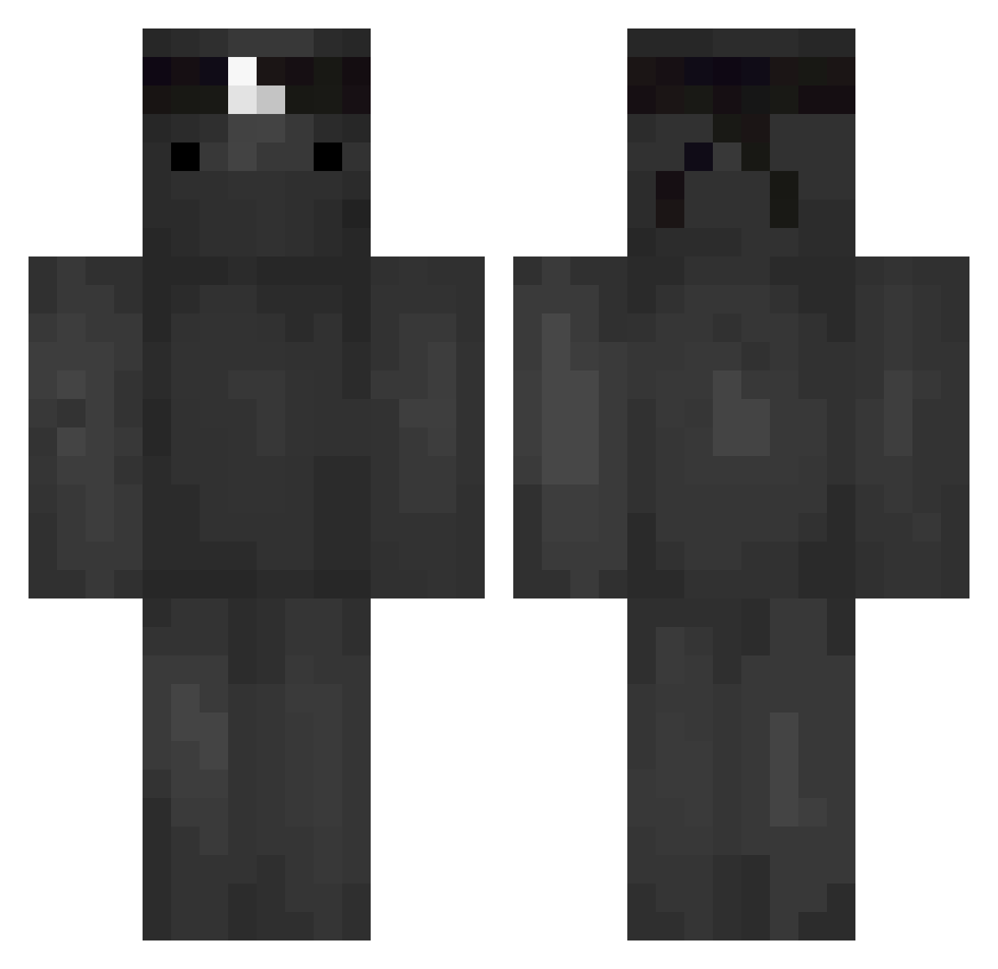 zZRageMeleeXx Minecraft skin, front and back view