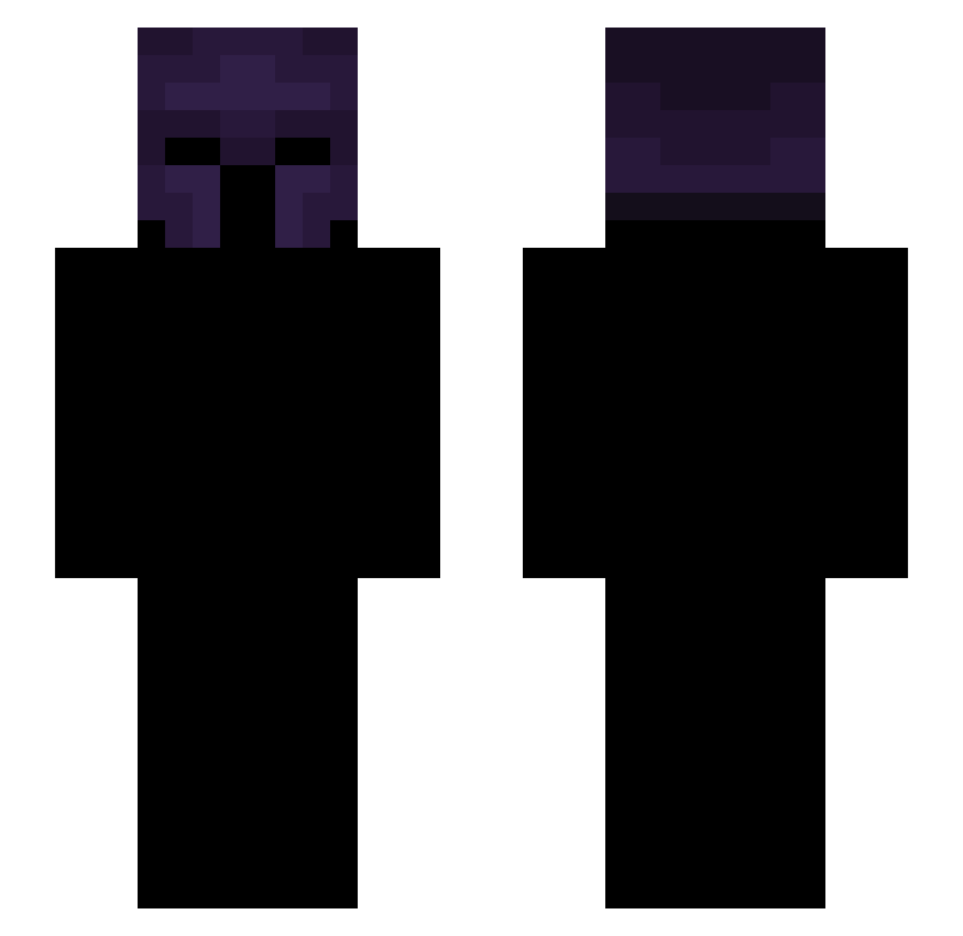 TwwwM Minecraft skin, front and back view