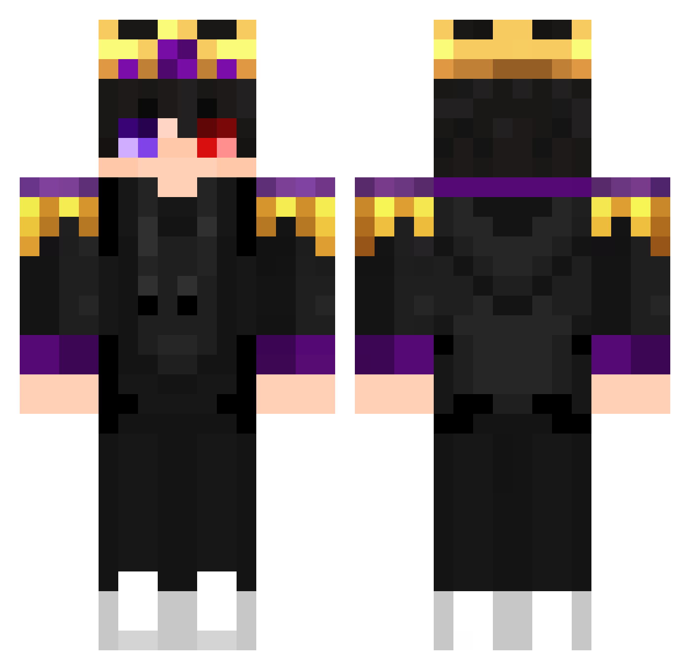 jpryszard1 Minecraft skin, front and back view