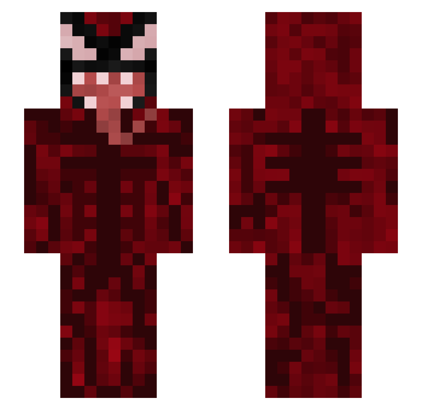 jbingyo2012 Minecraft skin, front and back view