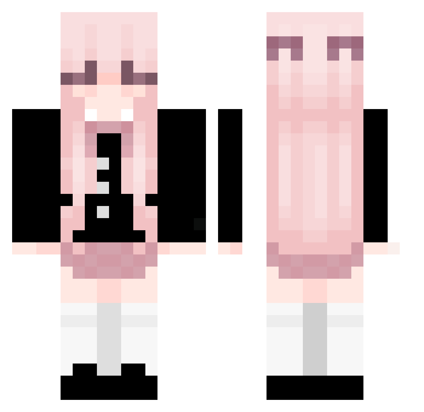 _Parlement__ Minecraft skin, front and back view