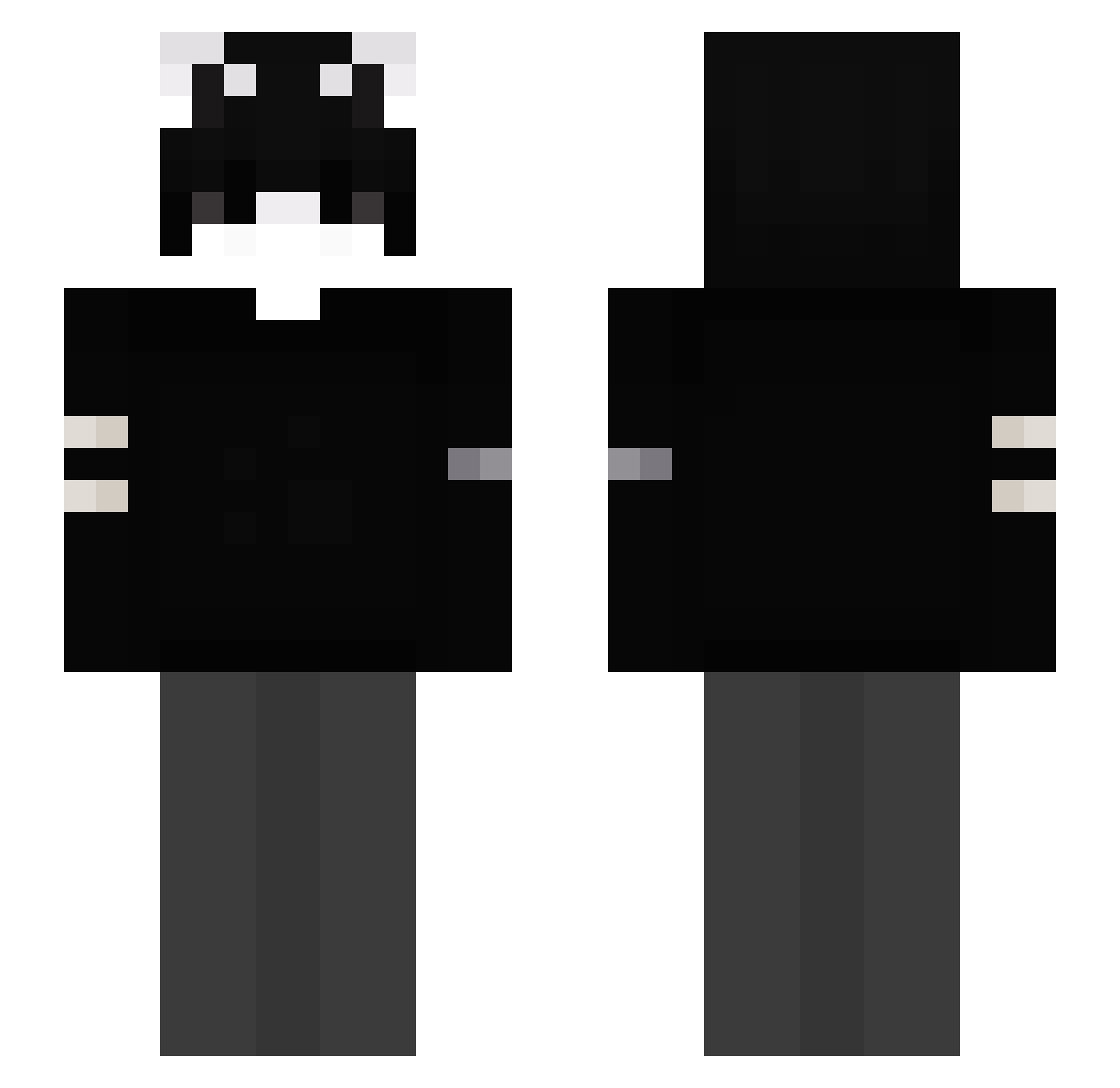 _bbq_1 Minecraft skin, front and back view