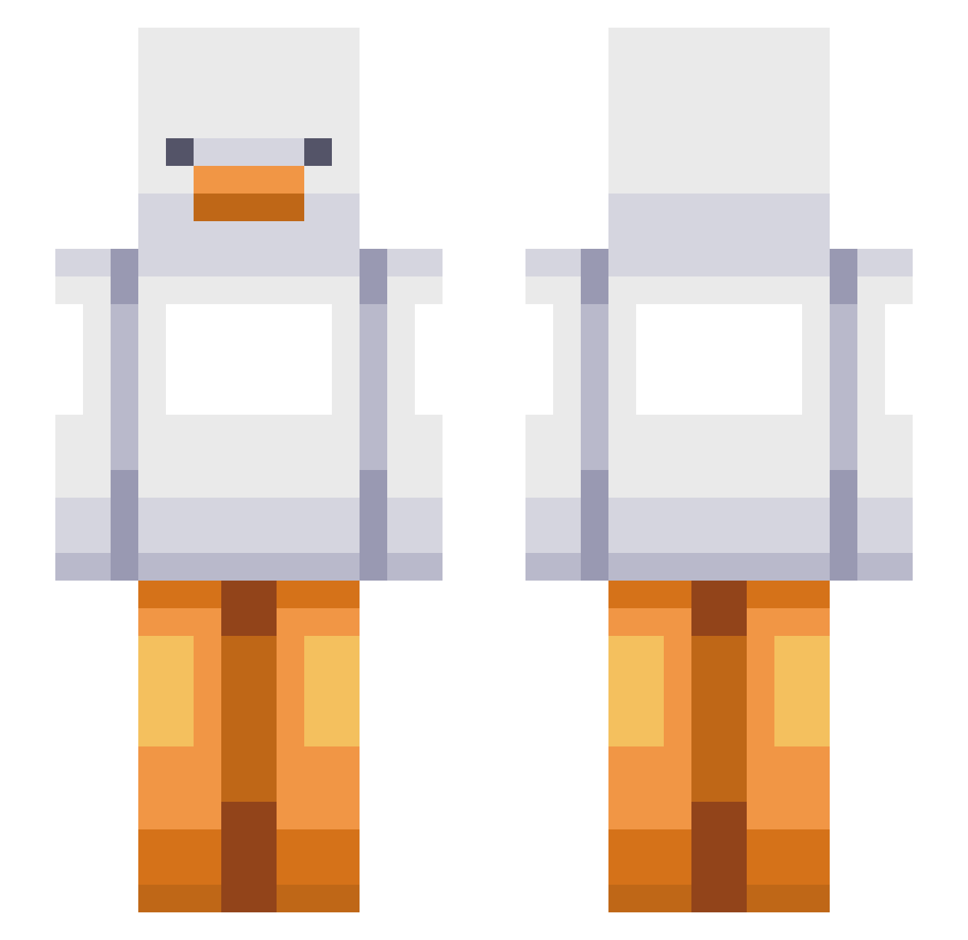 TE_Logami Minecraft skin, front and back view