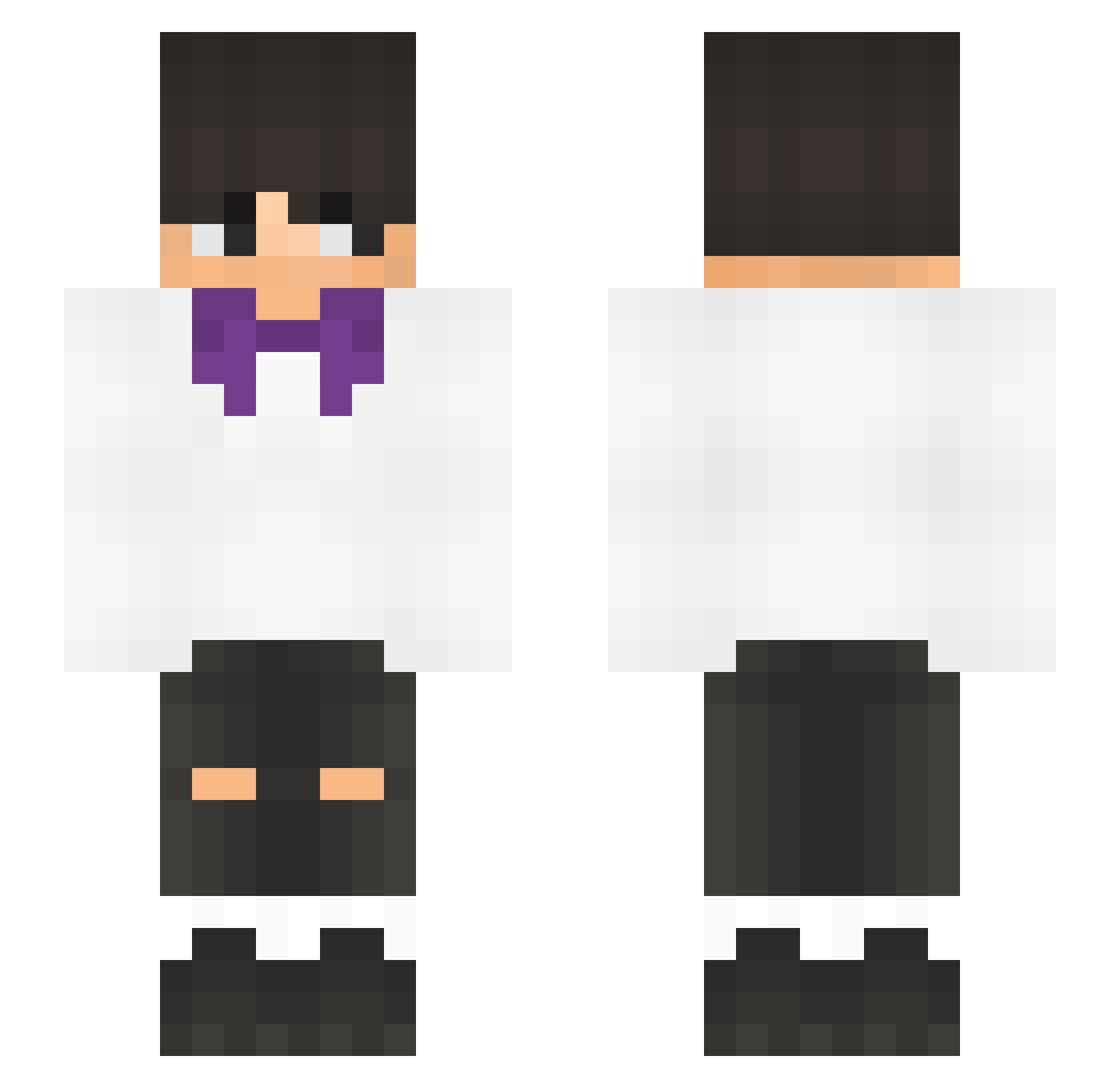 uwuMaurice Minecraft skin, front and back view