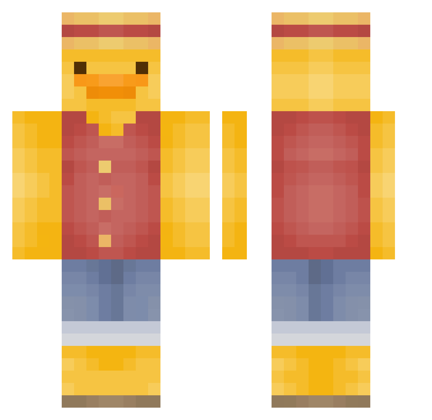 shadow_prime26 Minecraft skin, front and back view