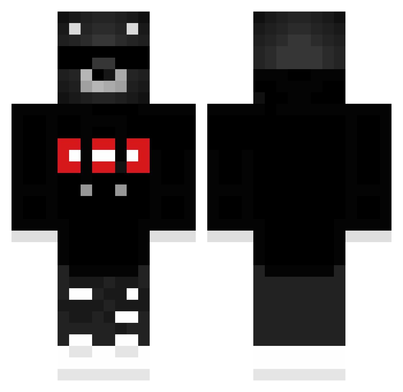 sebra79 Minecraft skin, front and back view