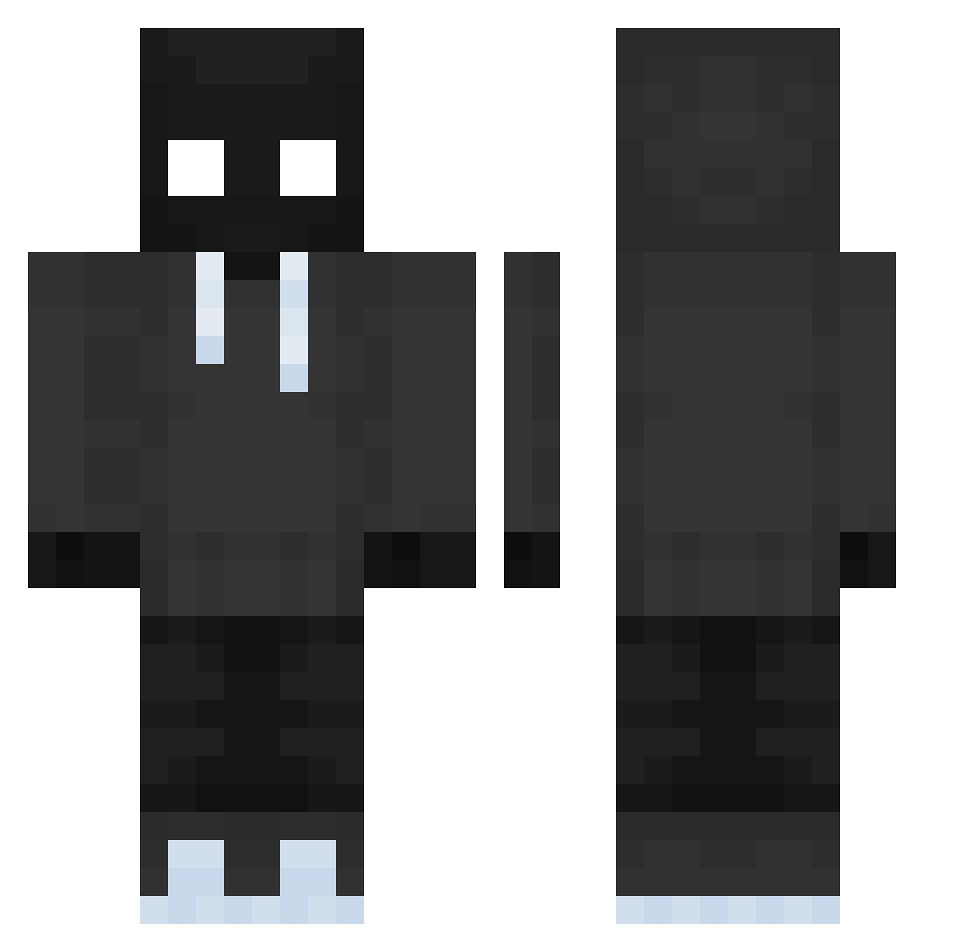 SmartNebula1285 Minecraft skin, front and back view