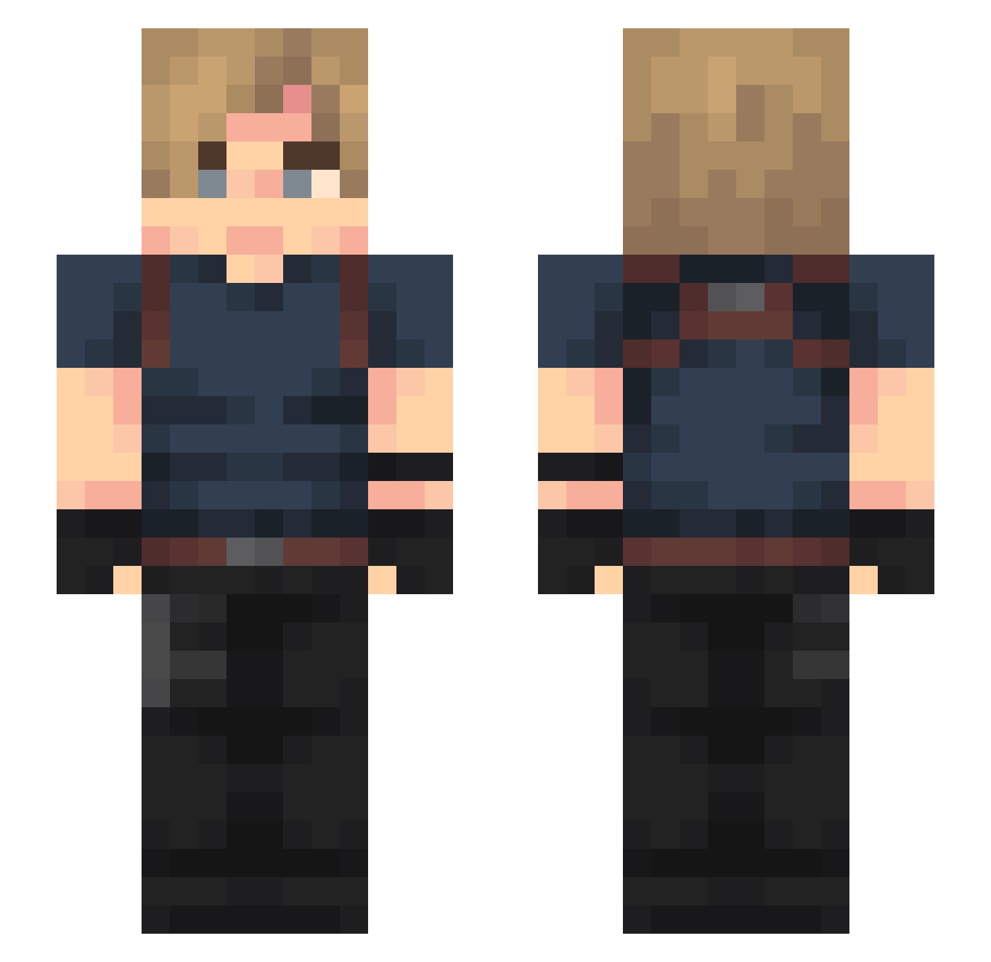 eutolatinapolati Minecraft skin, front and back view