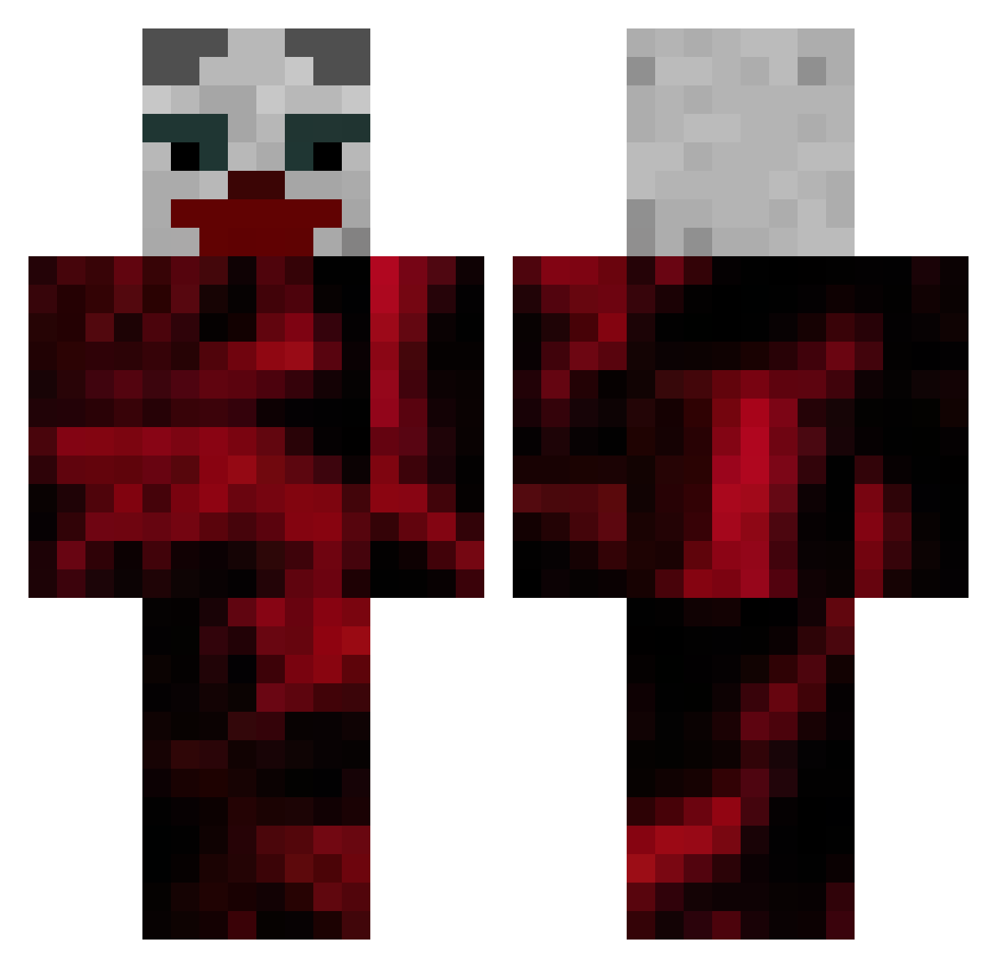 F3nnik Minecraft skin, front and back view