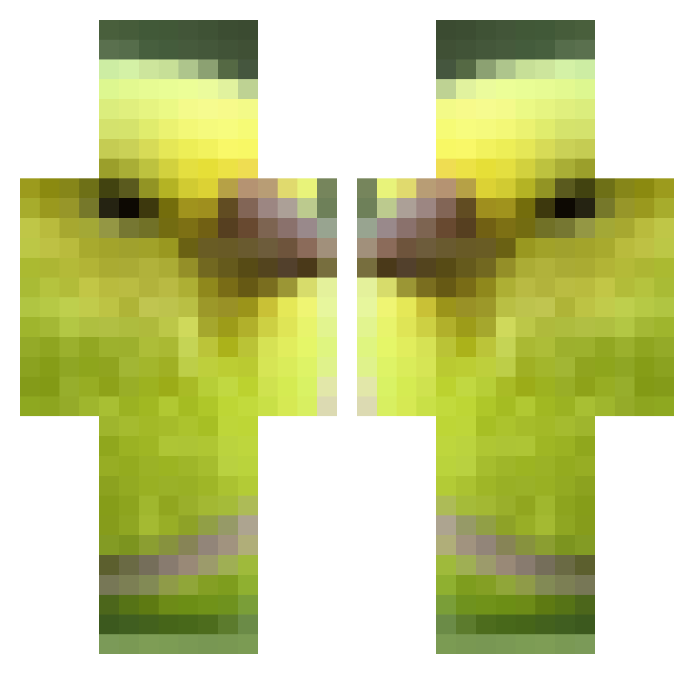 tennisblud28 Minecraft skin, front and back view